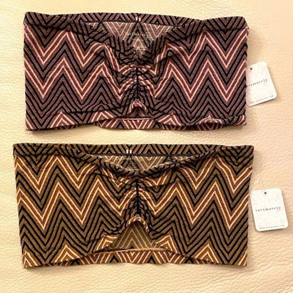 FREE People The Desert Days Seamless Bandeau natural combo Size M/L - Picture 11 of 14